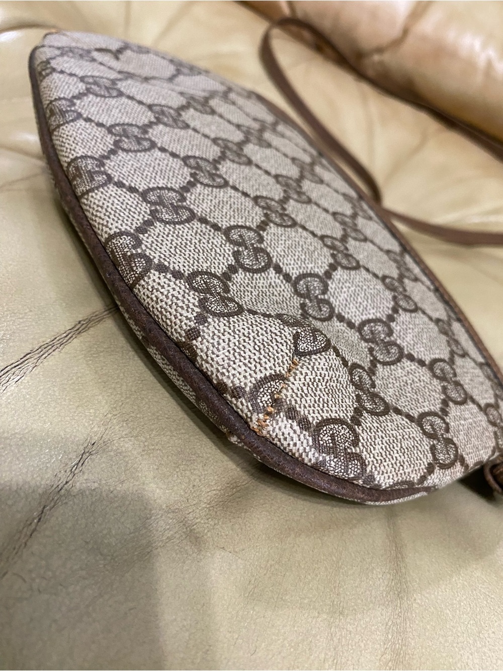 Vintage Gucci Crossbody GG Monogram Authentic - Picture 6 of 16